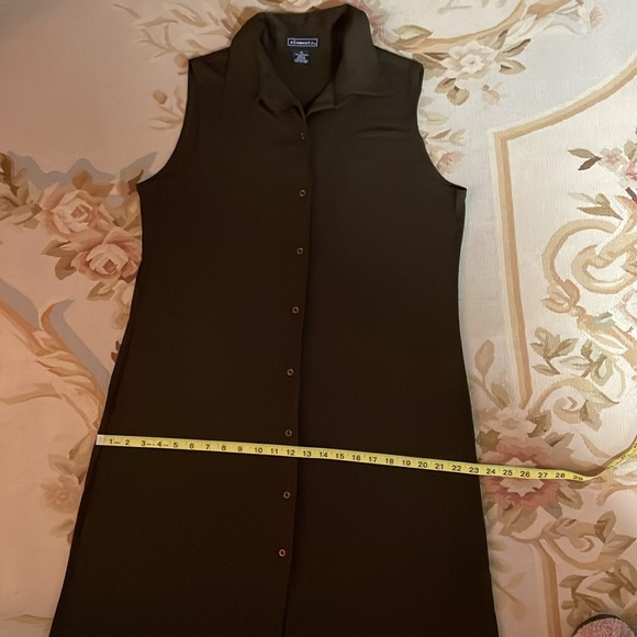 Dark brown sleeveless dress by elements size extra large - Picture 6 of 7